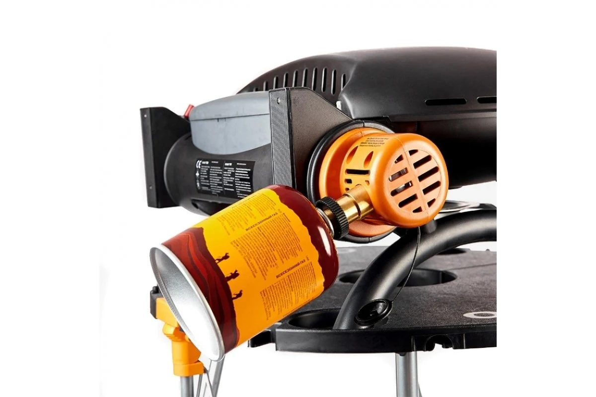 Портативний газовий гриль O-GRILL 500 58,5х21,5х56,7 см металевий червоний