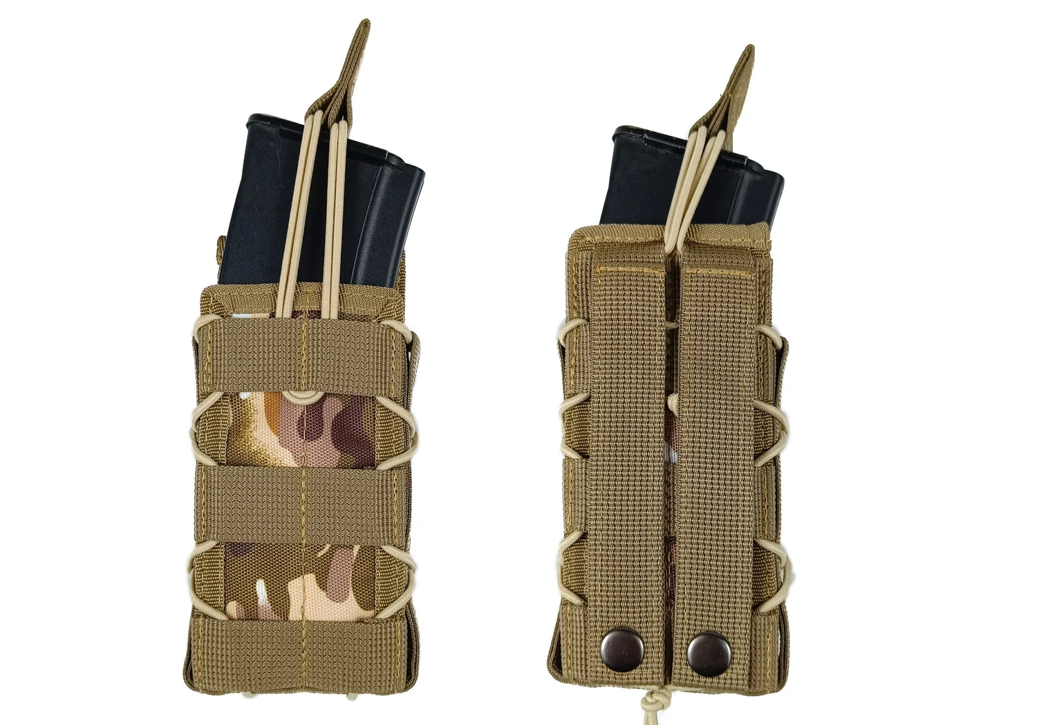 Підсумок одинарний для магазину АК/РПК MOLLE Cordura 1050 30 см мультикам степовий