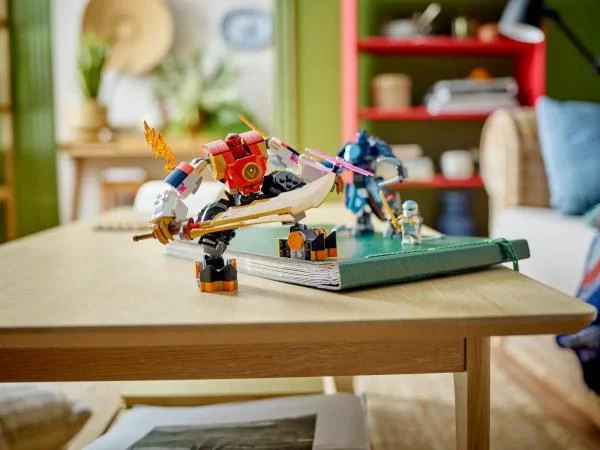 Конструктор LEGO NINJAGO Робот вогняної стихії Кая 322 деталі Пластик Червоний