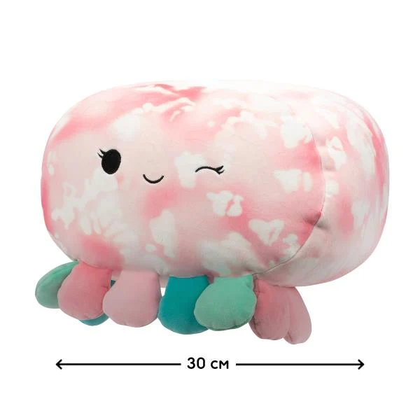 М'яка іграшка Squishmallows Восьминіг Ошун 30 см Плюш Різнобарвний