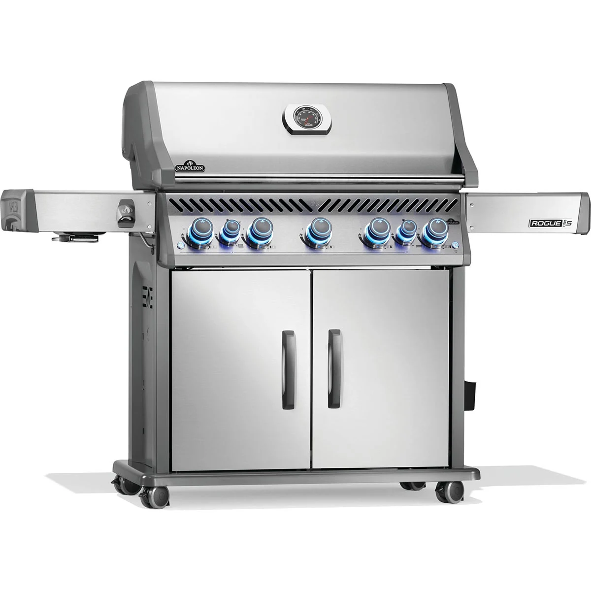 Газовий гриль Napoleon Rogue PRO-S 625 RSIB 164х64х123 см нержавіюча сталь