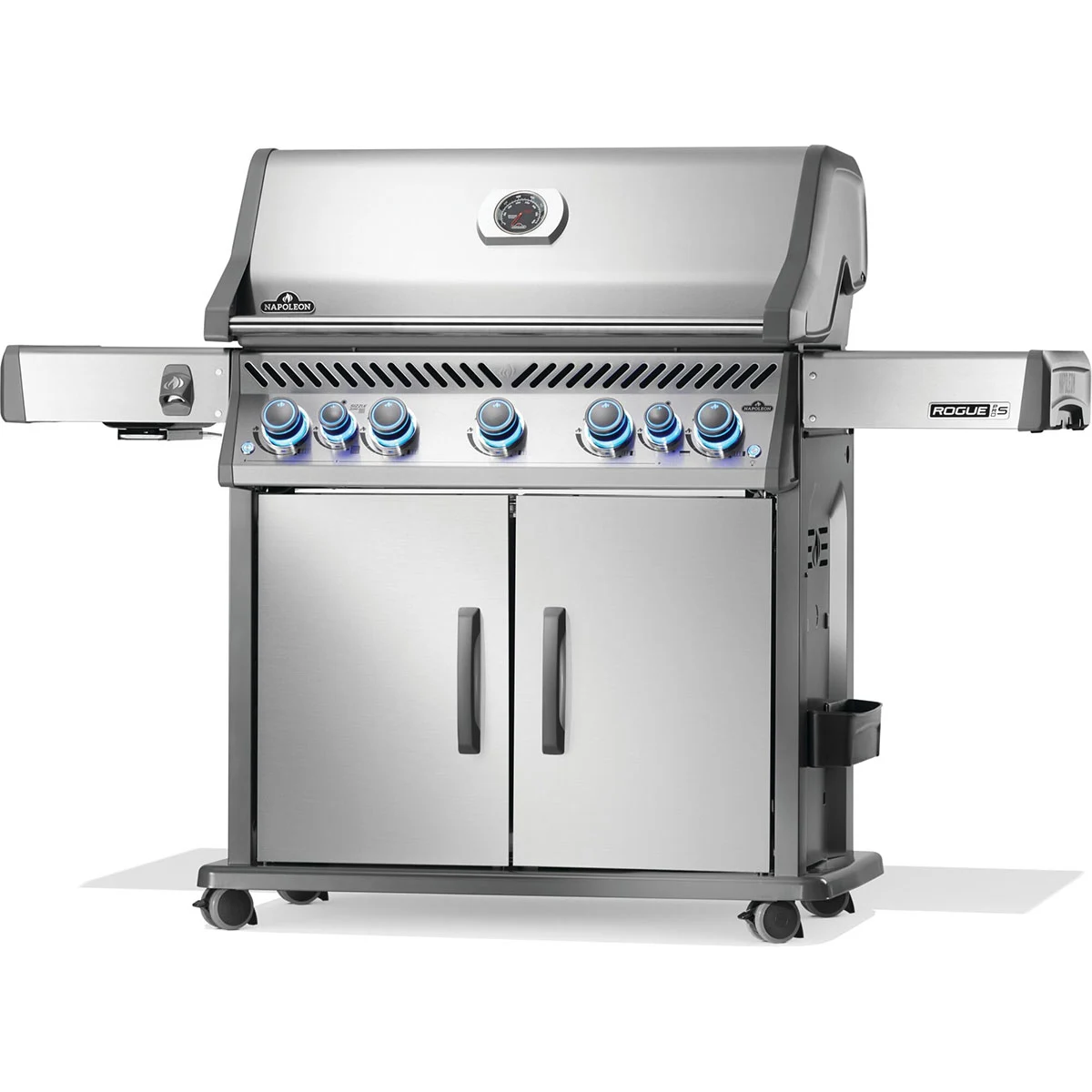 Газовий гриль Napoleon Rogue PRO-S 625 RSIB 164х64х123 см нержавіюча сталь