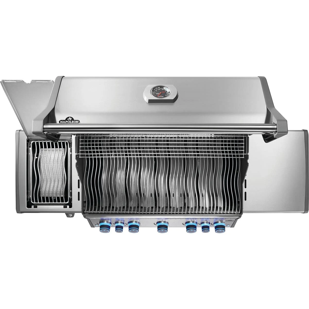 Газовий гриль Napoleon Rogue PRO-S 625 RSIB 164х64х123 см нержавіюча сталь