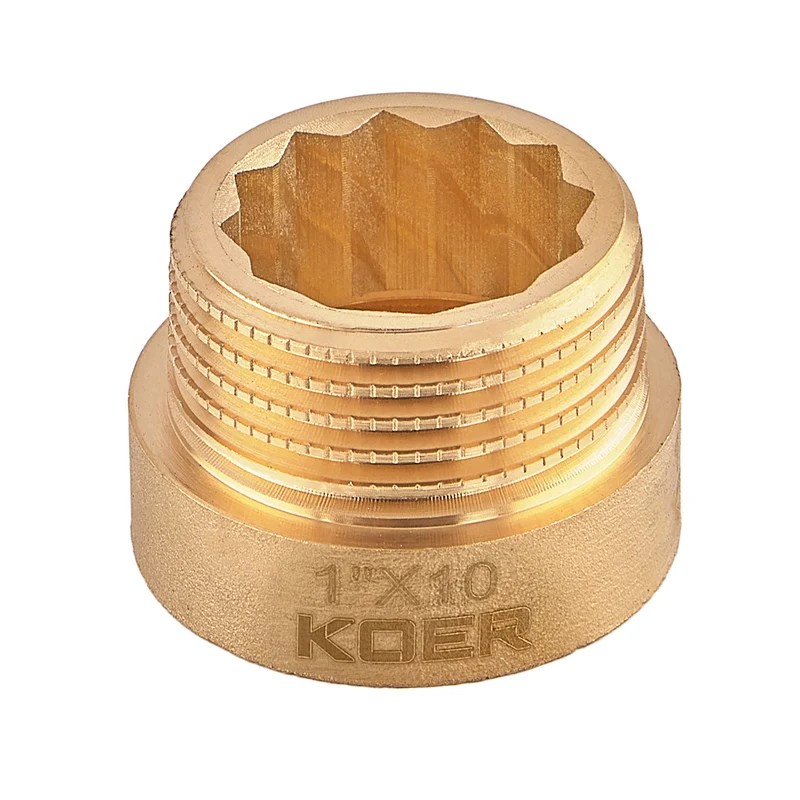 Подовжувач Koer KF.E10-10.WN 1" Внутрішня-Зовнішня різьба Без нікелю 10 мм