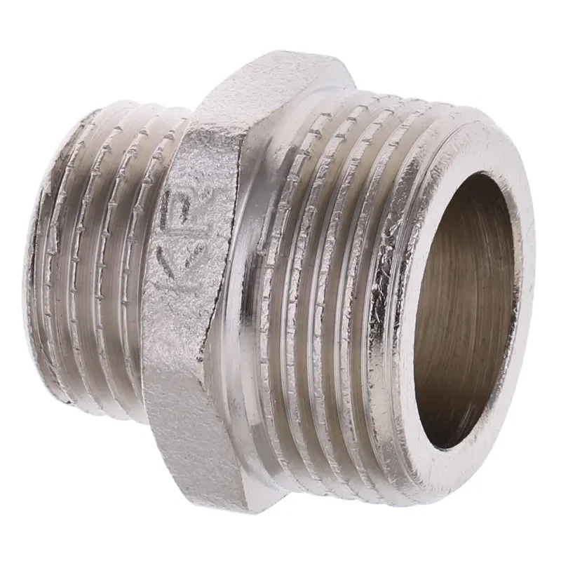 Ніпель редукційний 1/2"x3/4" латунь KF.N0608 для водопроводу