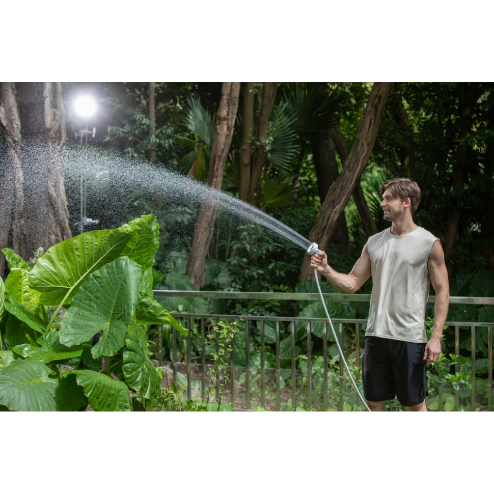 Портативный душ Flextail Max Shower аккумуляторный 120х69х40 мм белый IPX7
