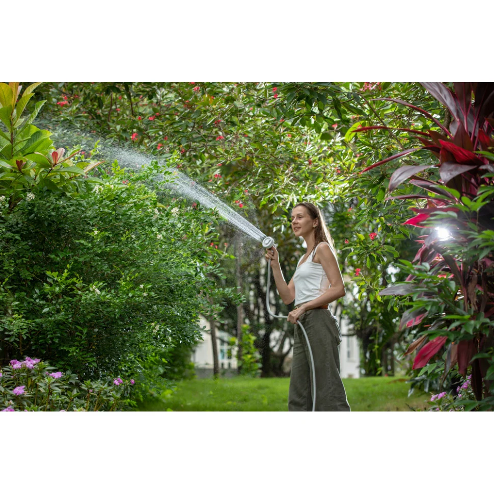 Портативный душ Flextail Max Shower аккумуляторный 120х69х40 мм белый IPX7