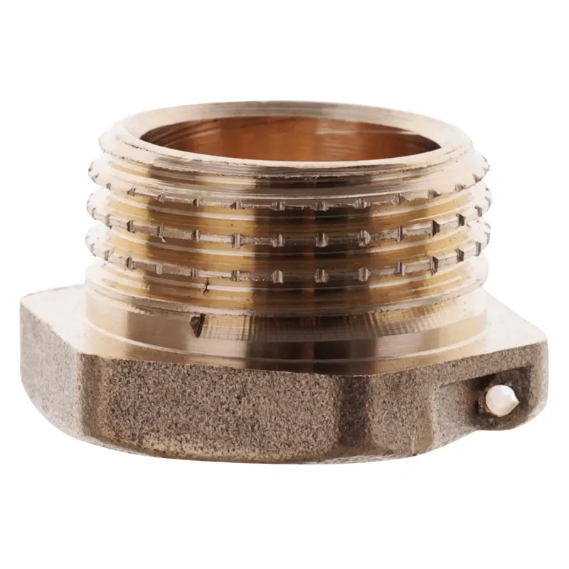 Заглушка Koer KF.P06M.WN 1/2'' Н латунь внутрішня-зовнішня різьба без нікелю