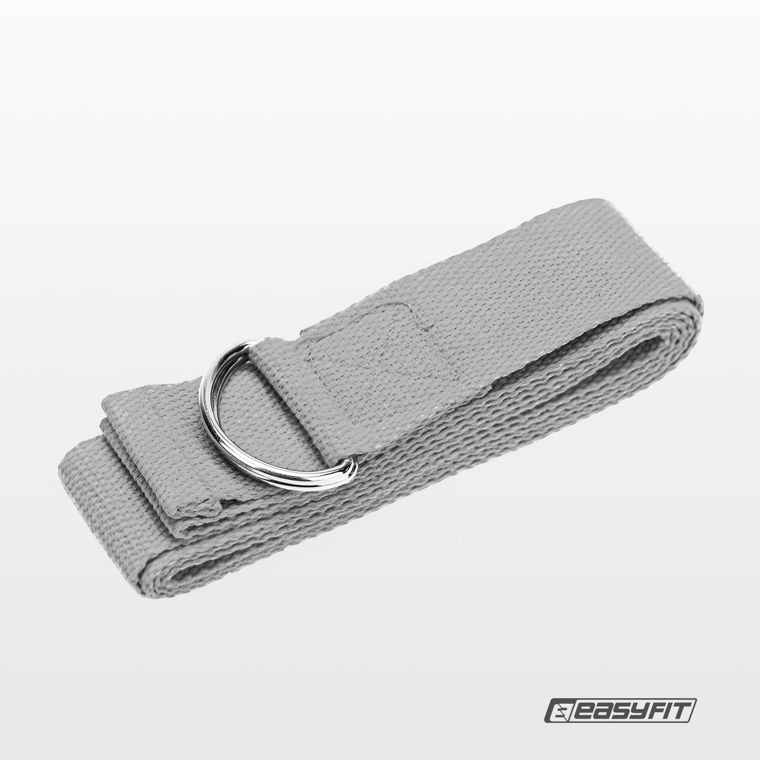 Ремінь для йоги EasyFit 183 см гіпоалергенний сірий