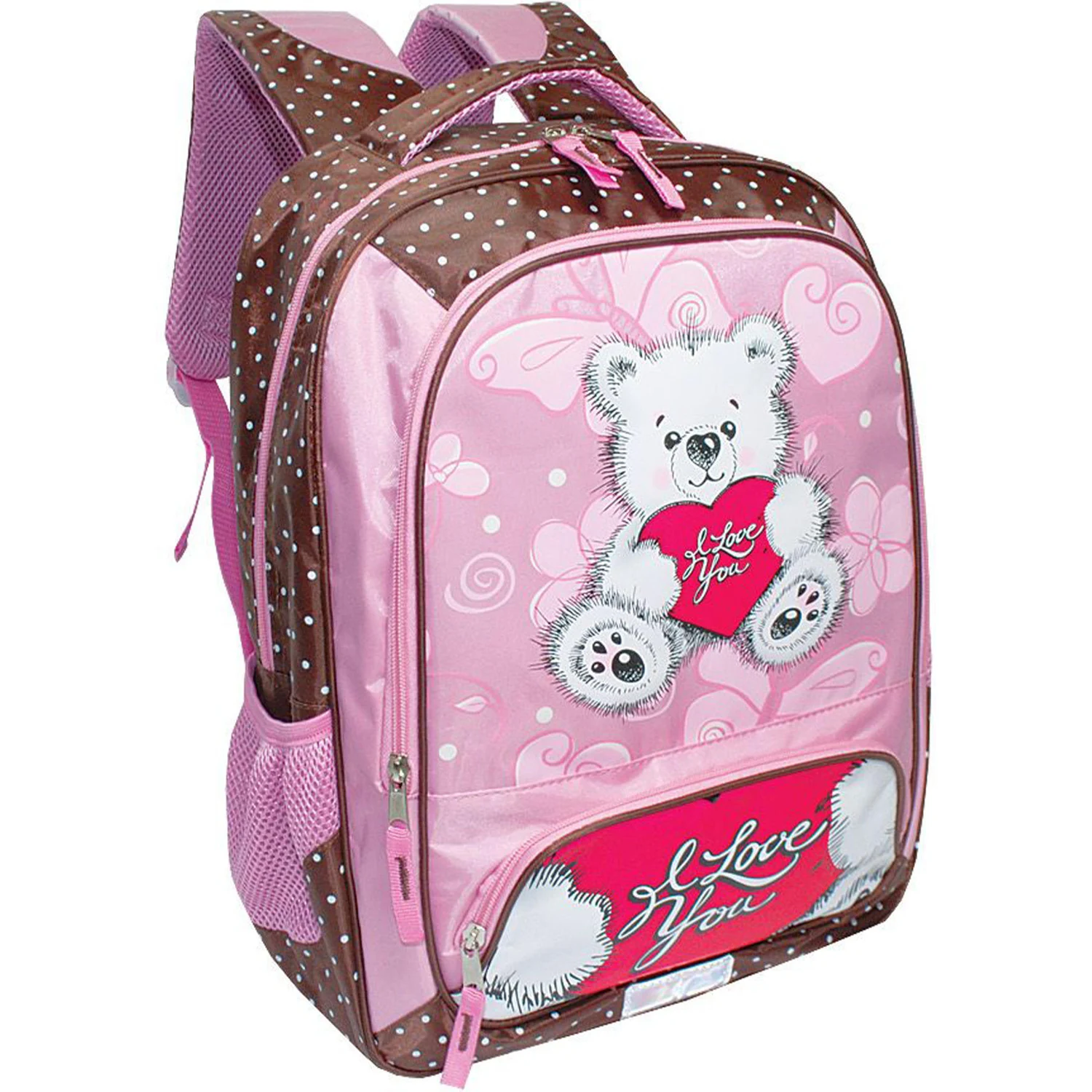 Рюкзак шкільний Semi Line 22 л 600D Polyester PVC рожевий