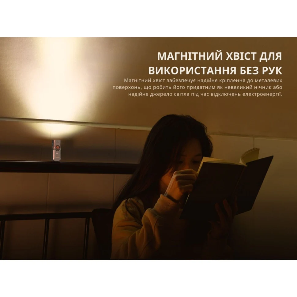 Ліхтар наключний Fenix E06R 700 лм метал бірюзовий 69х29х16 мм