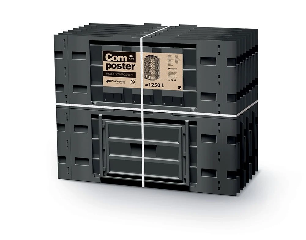 Компостер 1250л Compogreen Vario пластиковий чорний 915x950x1610 мм