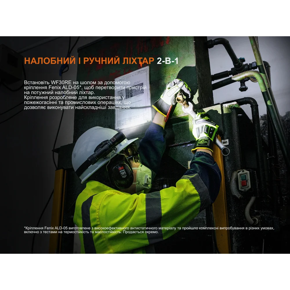 Ліхтар ручний вибухобезпечний Fenix WF30RE Spark 300 лм пластик чорний 151,7х34х28 мм