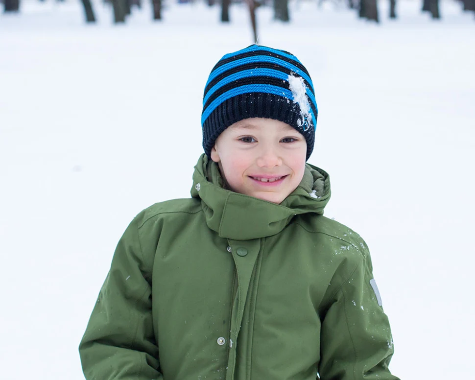 Шапка дитяча водонепроникна Dexshell Beanie 53-56 см 100% акрил блакитна