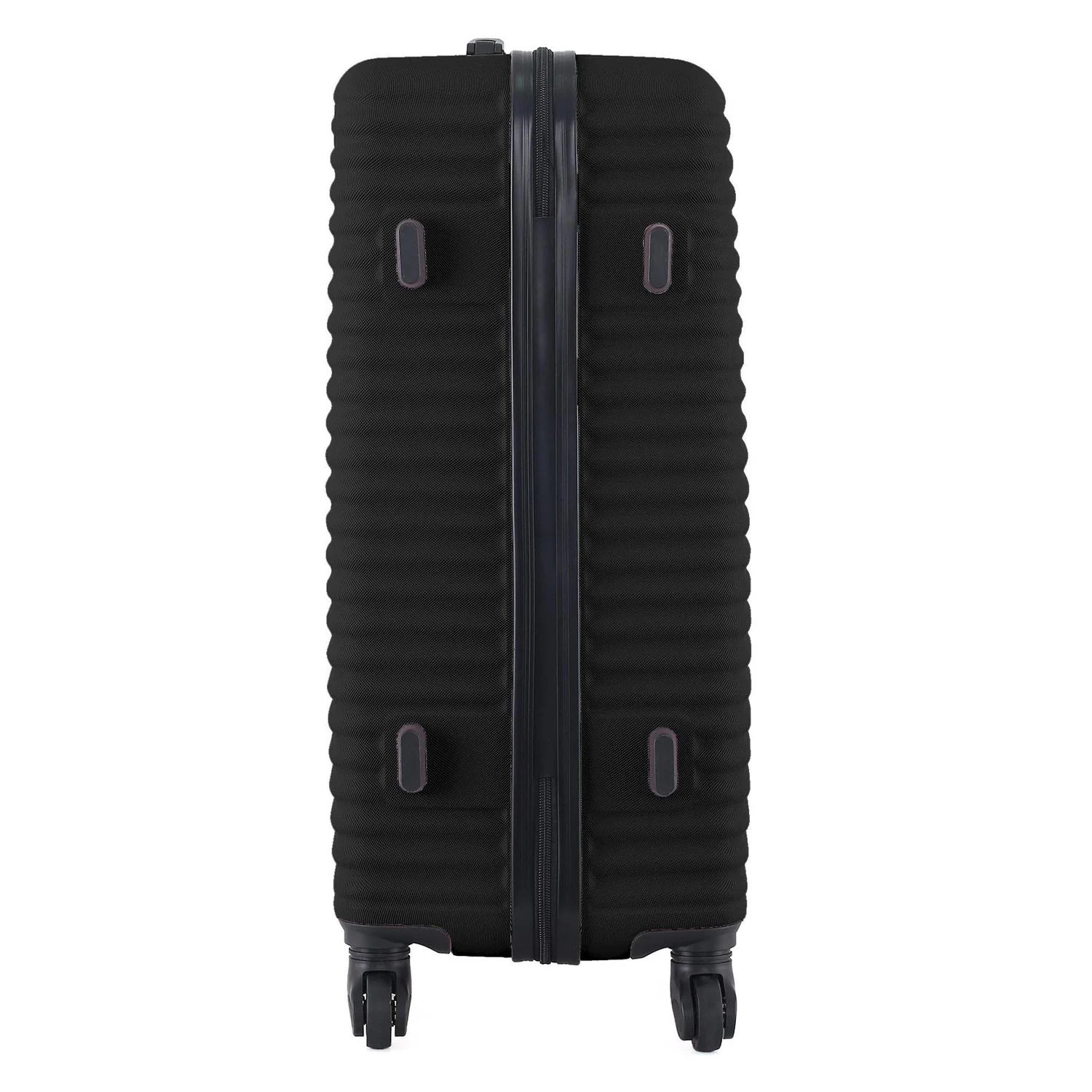 Чемодан Semi Line 20" (S) чорний ABS-пластик 41 л з кодовим замком на 4 колесах
