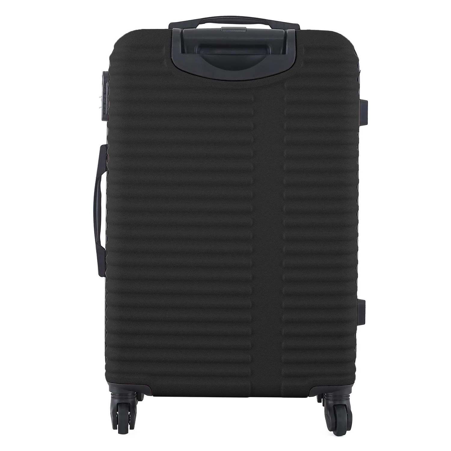 Чемодан Semi Line 20" (S) чорний ABS-пластик 41 л з кодовим замком на 4 колесах