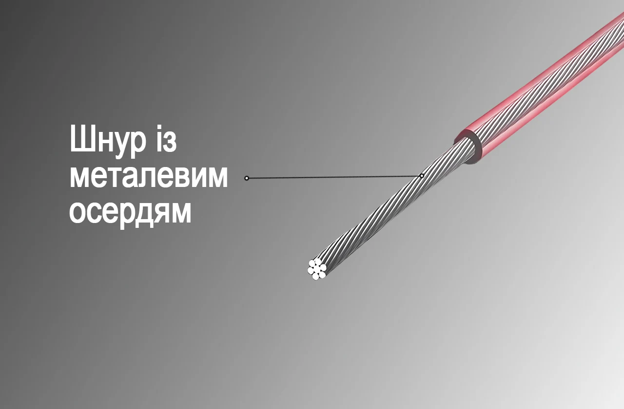 Скоростна скакалка з лічильником 2,8 м сталевий трос чорна-рожева