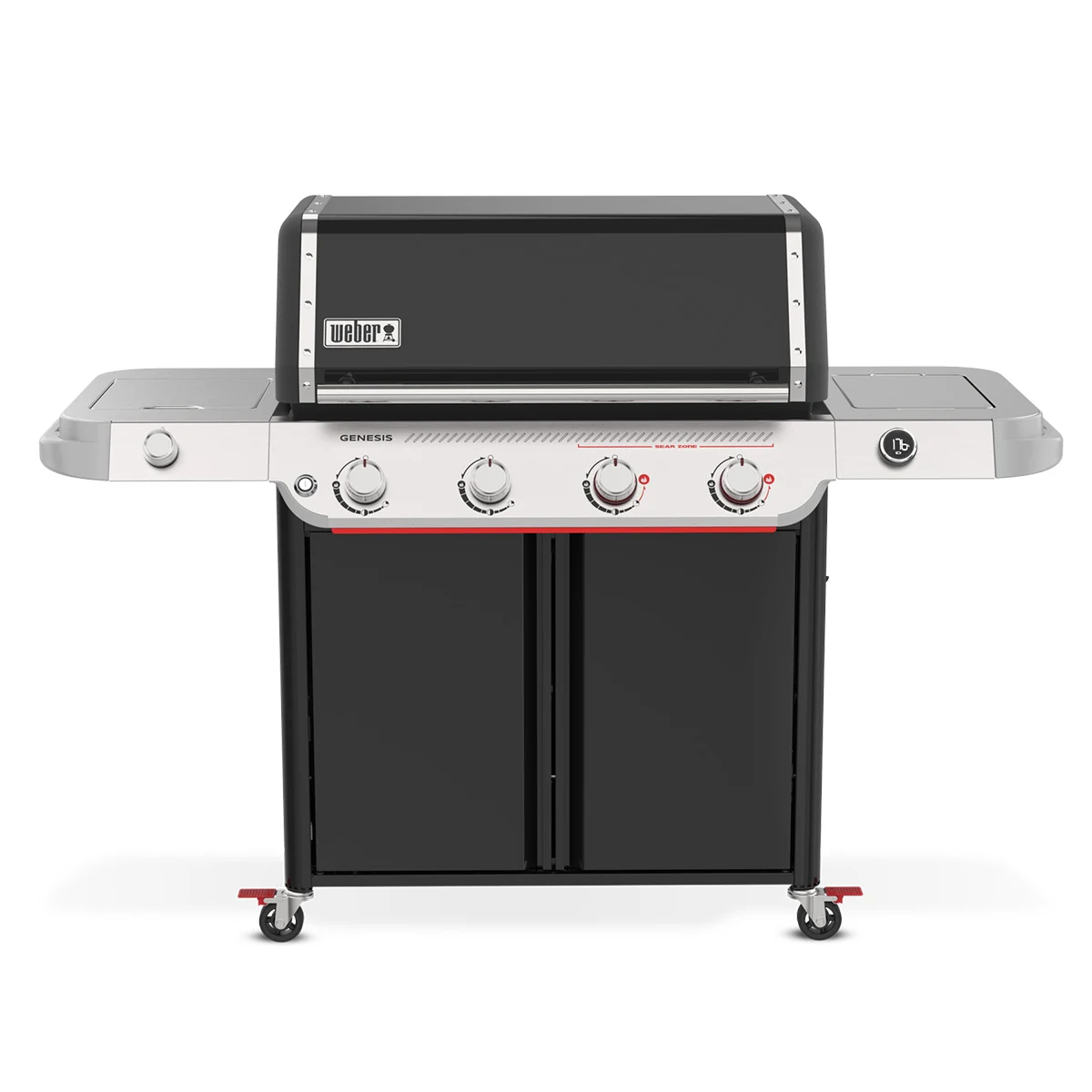 Газовий гриль Weber Genesis E-435W 173х68,5х122 см сталь чавунний чорний