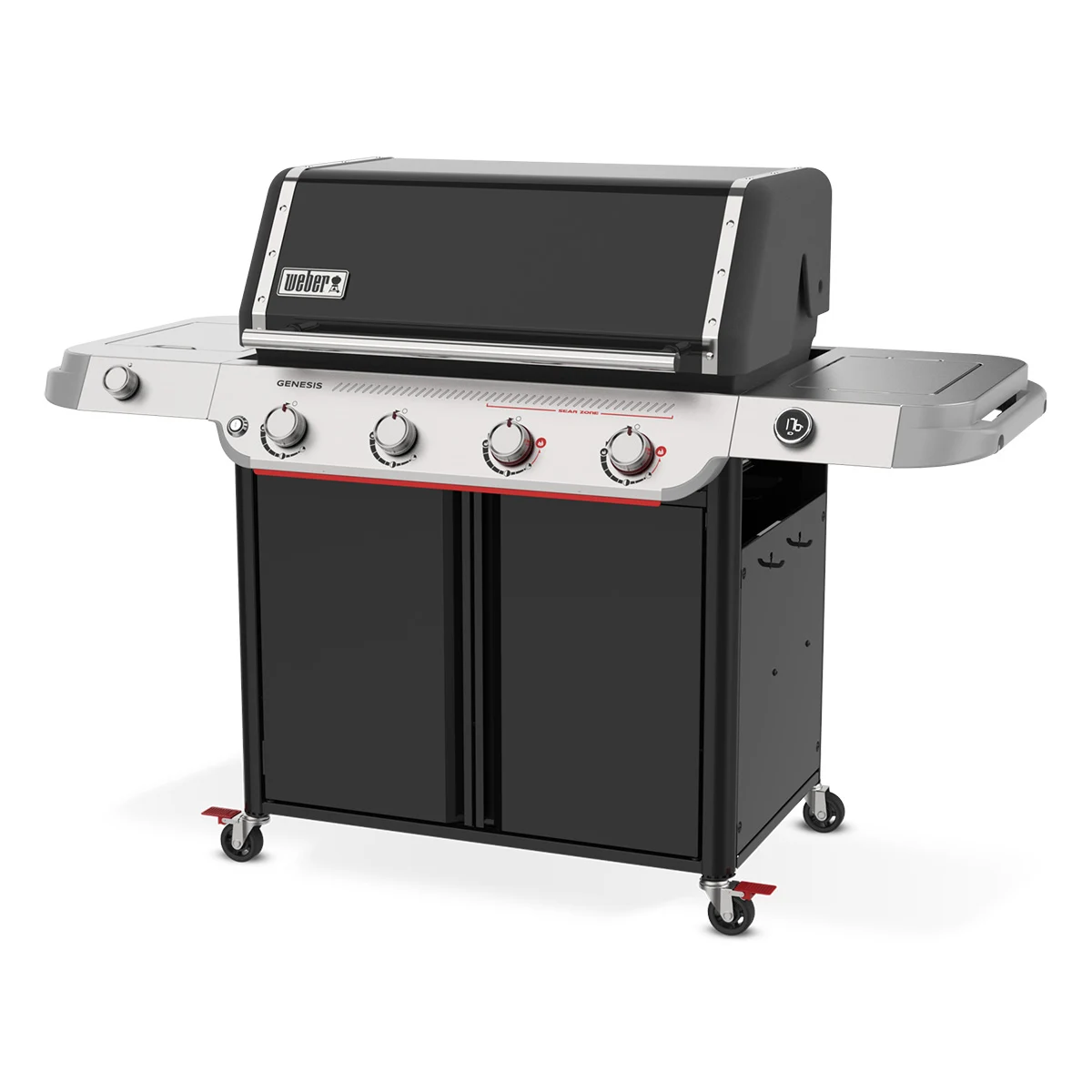 Газовий гриль Weber Genesis E-435W 173х68,5х122 см сталь чавунний чорний