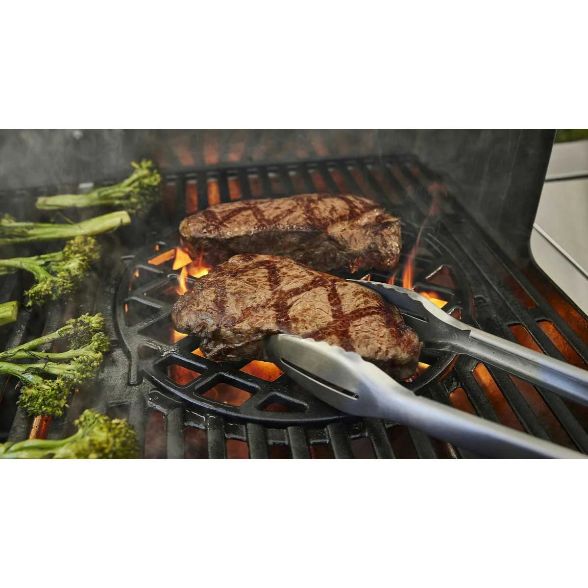 Газовий гриль Weber Genesis E-435W 173х68,5х122 см сталь чавунний чорний