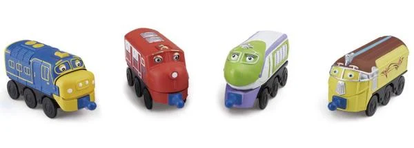 Ігровий набір Паровозик Chuggington Вілсон механічна функція 6 деталей пазла різнобарвний пластик