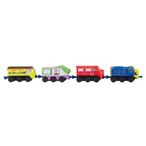 Ігровий набір Паровозик Chuggington Вілсон механічна функція 6 деталей пазла різнобарвний пластик