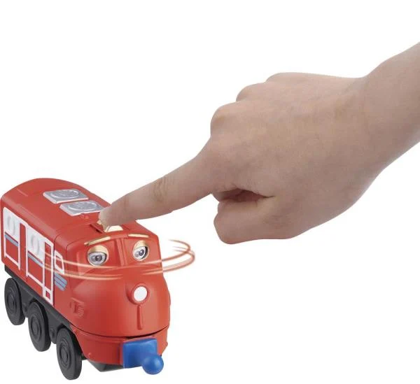 Ігровий набір Паровозик Chuggington Вілсон механічна функція 6 деталей пазла різнобарвний пластик
