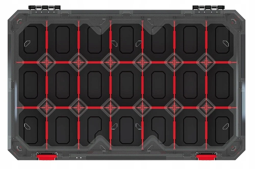 Органайзер Kistenberg TITAN 60 KTI6040S 598x390x110 мм полімерний прозорий з 20 перегородками