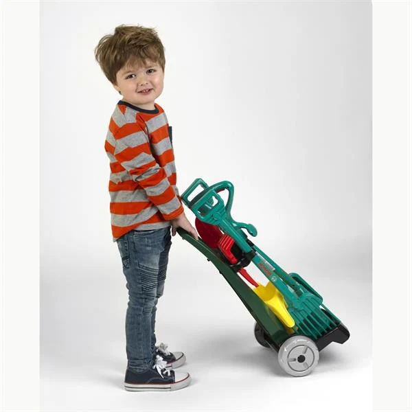Дитячий набір садівника з візком Klein Bosch Mini 33,5х18х56,5 см різнобарвний