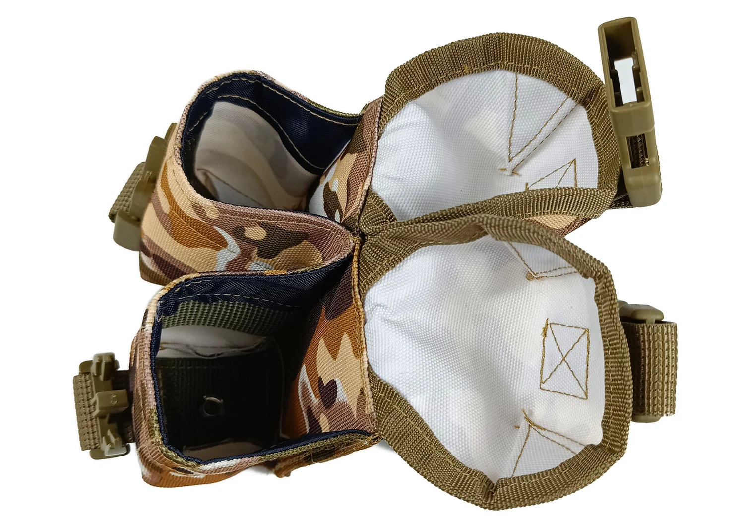Підсумок гранатний подвійний MOLLE 60x50x100 мм Cordura 1050 мультикам степовий