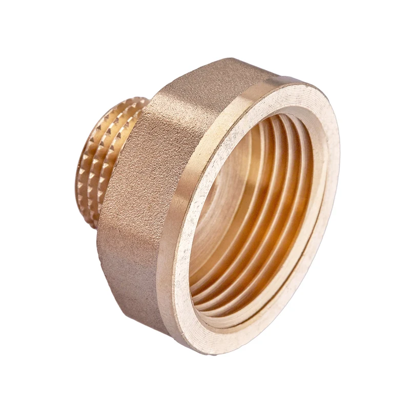 Перехідник 3/4"x1/2" внутрішня-зовнішня різьба без нікелю Koer KF.A0608.WN