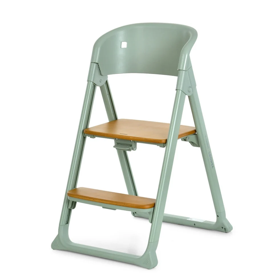 Стільчик для годування 4 в 1 GROWEE ME 1222 60х52х90 см еко-шкіра Sage Green