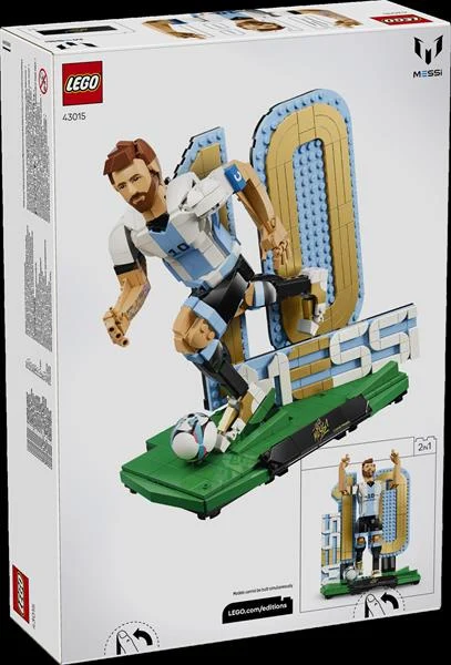 Конструктор LEGO Editions Ліонель Мессі 958 деталей Пластик Різнобарвний