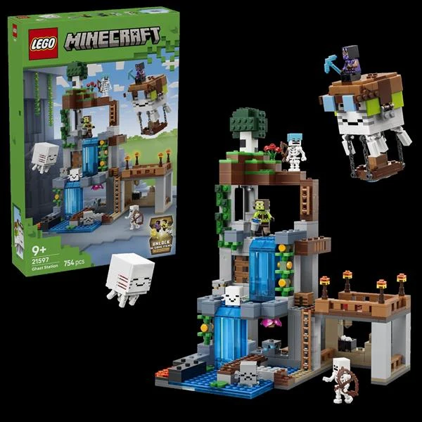 Конструктор LEGO Minecraft Станція ґастів 754 деталі Пластик Різнобарвний