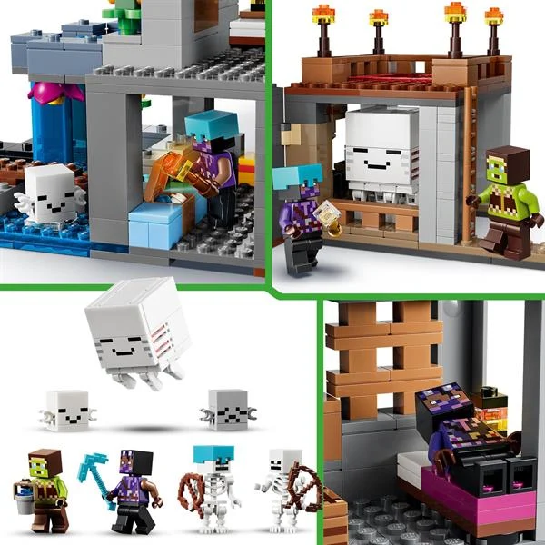 Конструктор LEGO Minecraft Станція ґастів 754 деталі Пластик Різнобарвний