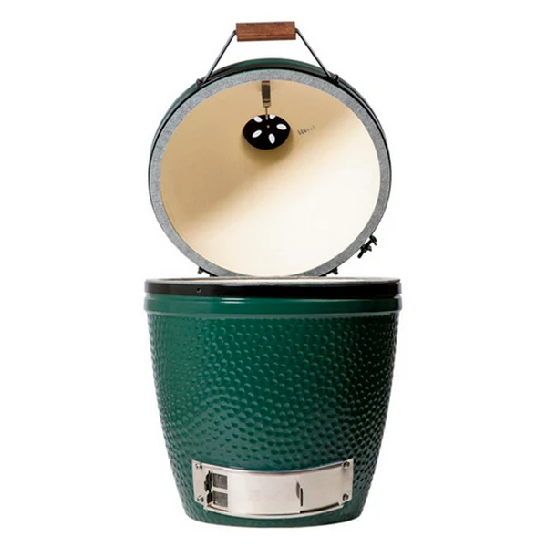 Керамічний вугільний гриль Big Green Egg MEDIUM 38 см зелений