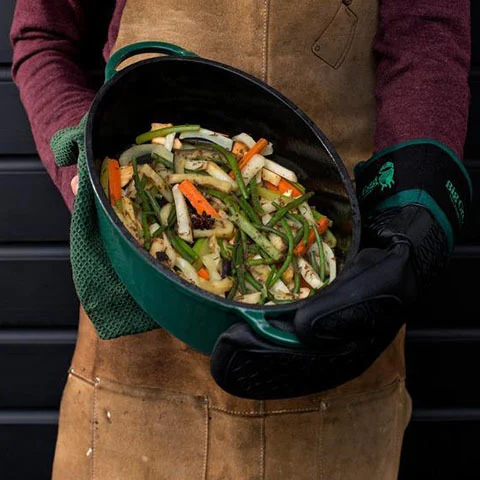 Силіконова рукавичка універсальна для гриля Big Green Egg до 232°C з бавовни і поліестеру