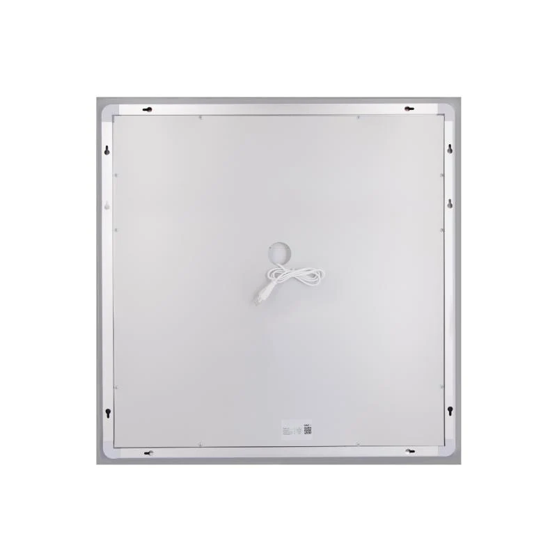 Дзеркало настінне Lidz Kubis KU1 700х700 см з LED-підсвічуванням антизапотіванням біле