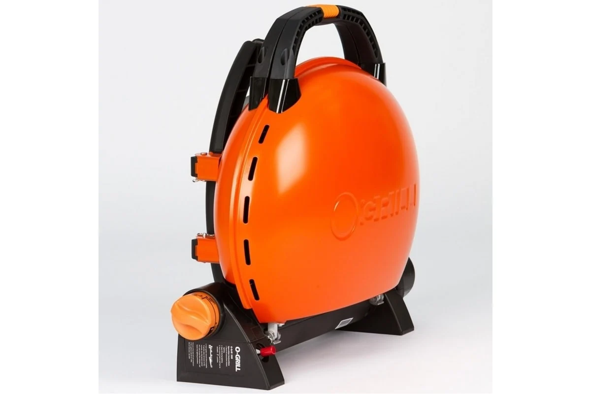 Газовий гриль O-GRILL 500 переносний 58,5x21,5x56,7 см металевий помаранчевий