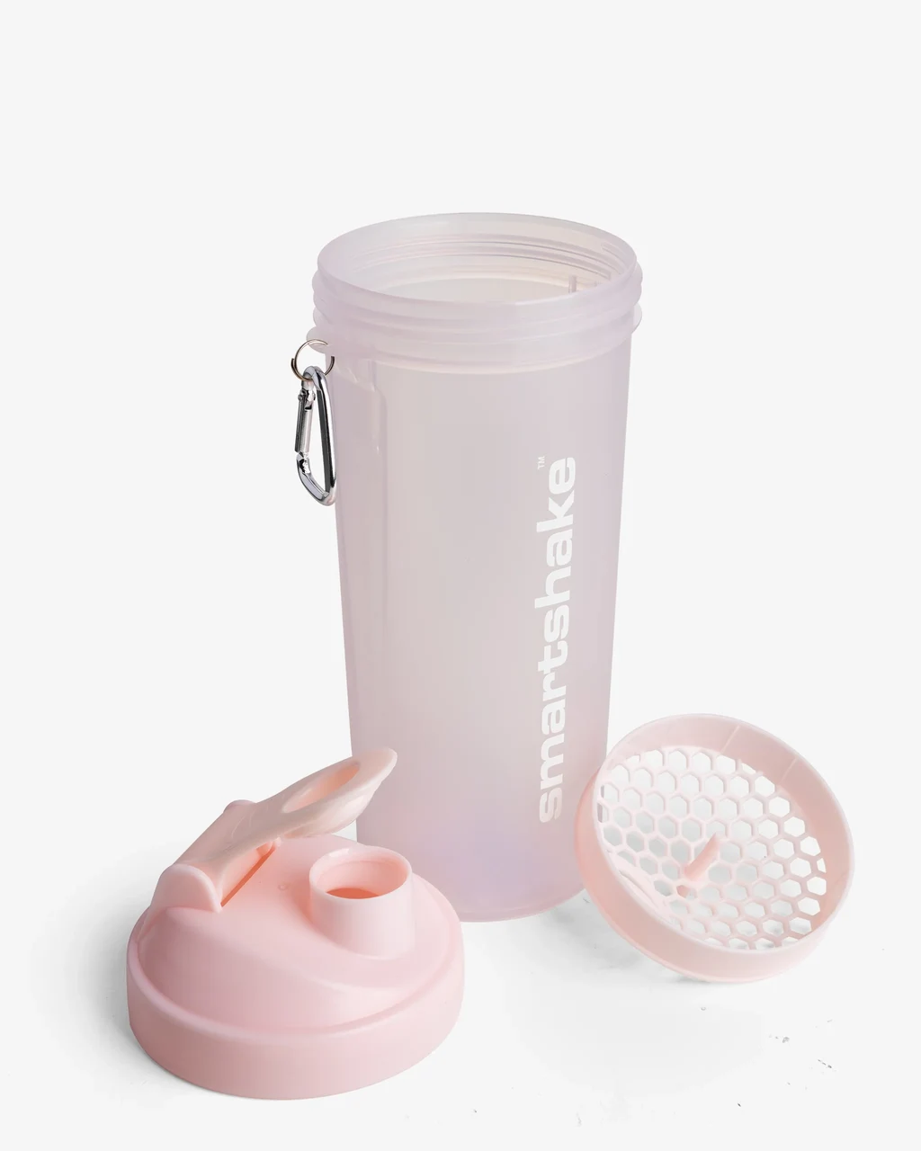 Шейкер спортивний SmartShake Lite 1000 мл пластик рожевий