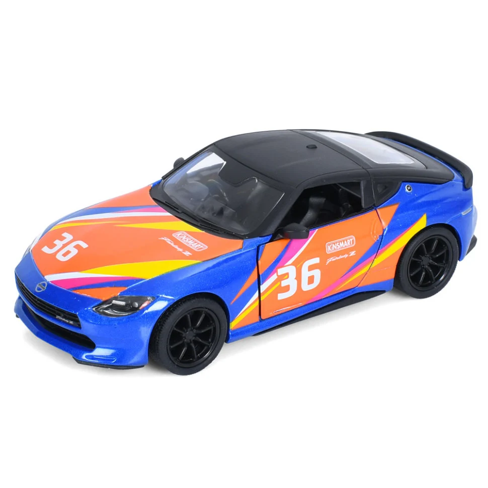 Машинка інерційна Kinsmart Nissan Fairlady Z 1:36 12 см метал+пластик синя