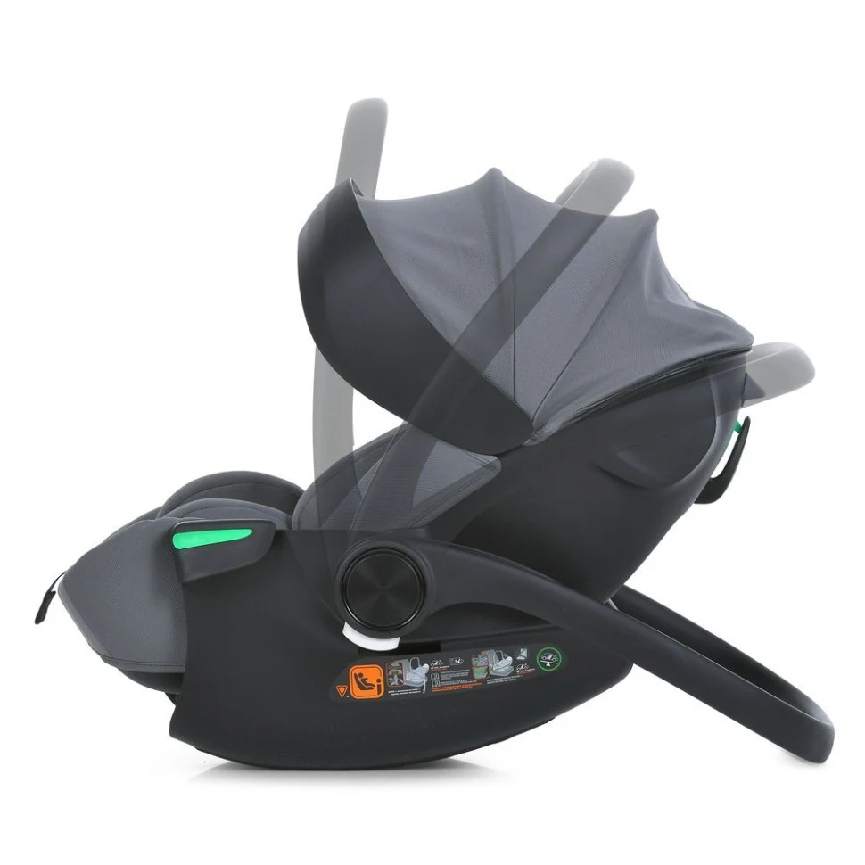 Дитяче автокрісло i-FLOW ME 1198 i-Size 40-87 см сірий