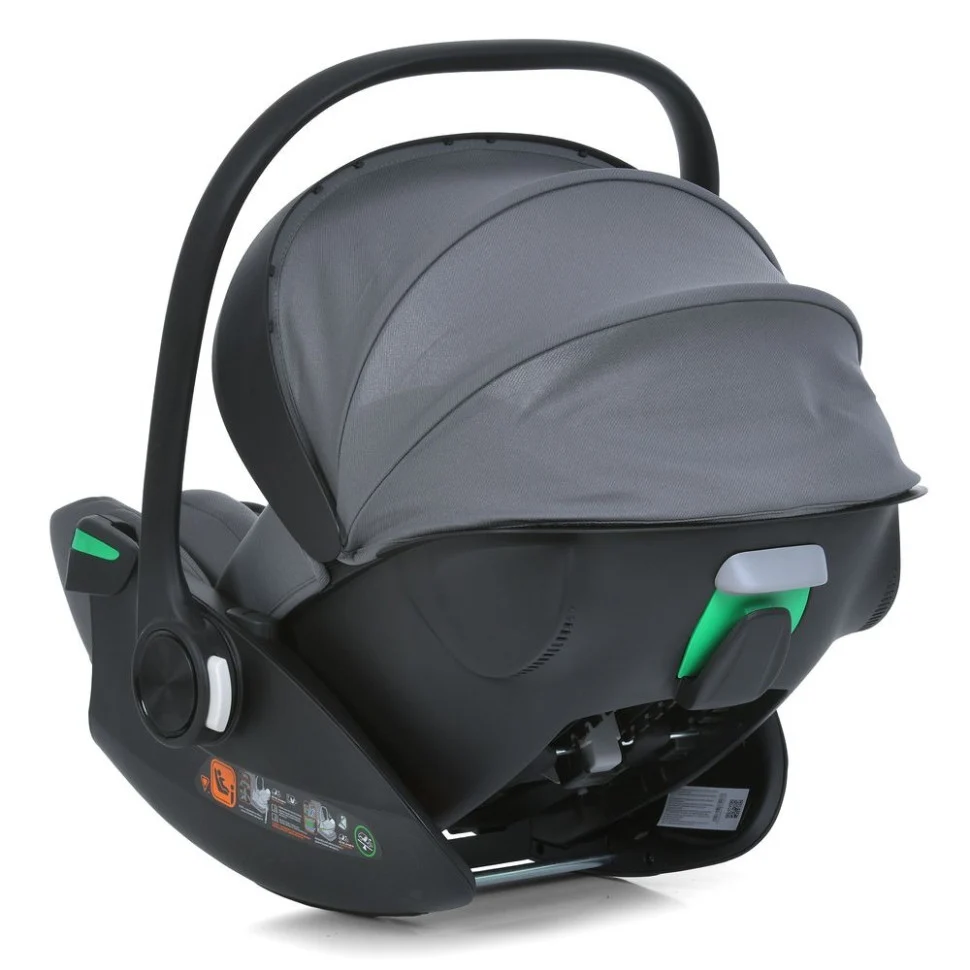 Дитяче автокрісло i-FLOW ME 1198 i-Size 40-87 см сірий