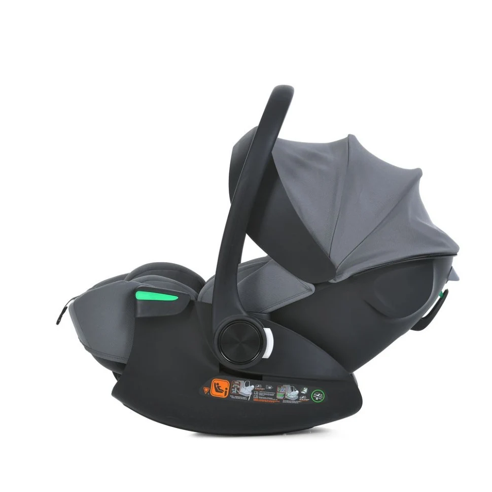 Дитяче автокрісло i-FLOW ME 1198 i-Size 40-87 см сірий