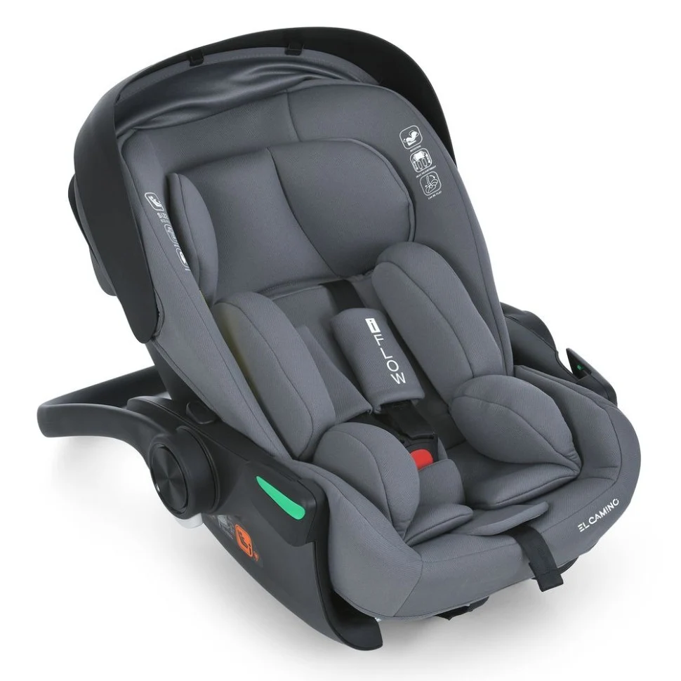 Дитяче автокрісло i-FLOW ME 1198 i-Size 40-87 см сірий
