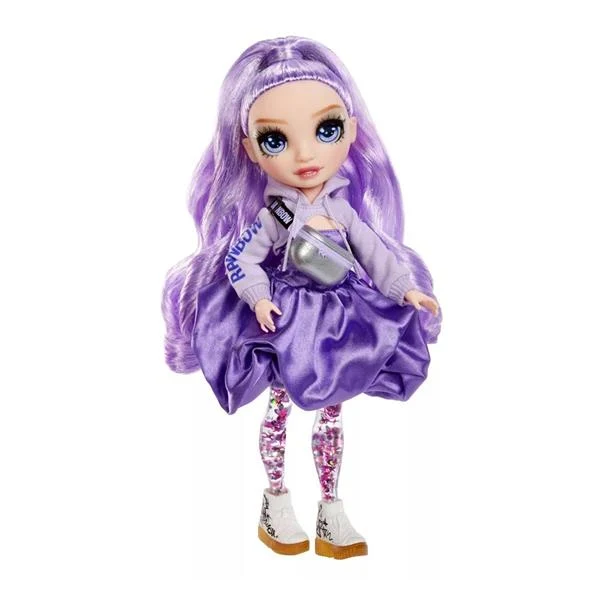 Лялька Rainbow High Sparkle Shine Віола 28 см пластик бузковий з аксесуарами