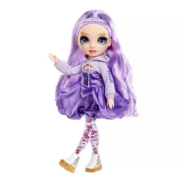 Лялька Rainbow High Sparkle Shine Віола 28 см пластик бузковий з аксесуарами
