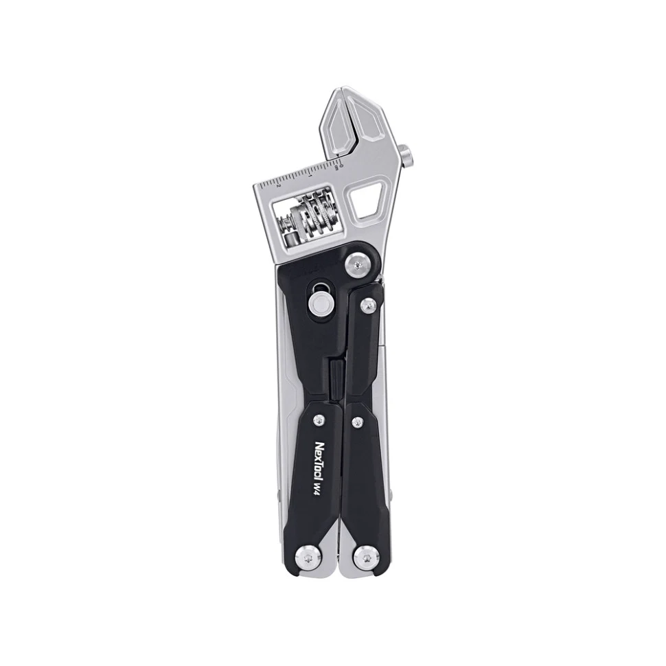 Мультитул NexTool Wrench W4 13 функцій нержавіюча сталь 152,6х49,9 мм сірий
