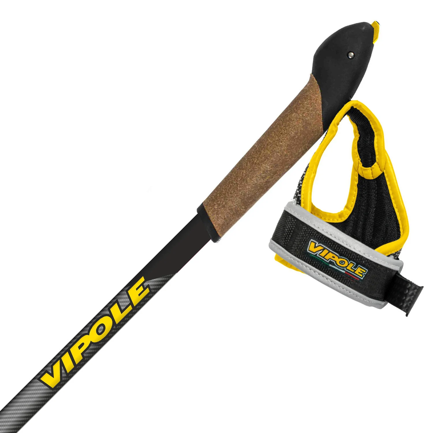 Палки для скандинавської ходьби Vipole Instructor Vario QL Silent DLX 100% HM Carbon 64-135 см чорні