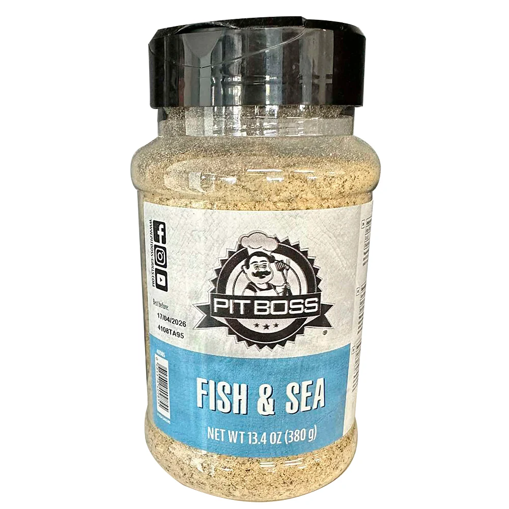 Суміш спецій для риби Pit Boss Fish & Sea Rub 380 г пікантна лимонна, часникова, цибульна